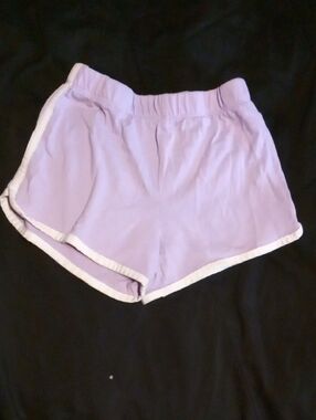 Place Lilac Athletic Shorts with White Trim